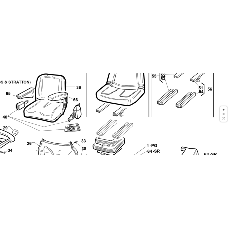 APOYABRAZOS IZQUIERDO ASIENTO CONFORT PG ORIGINAL KUBOTA GIANNI FERRARI 95599000035