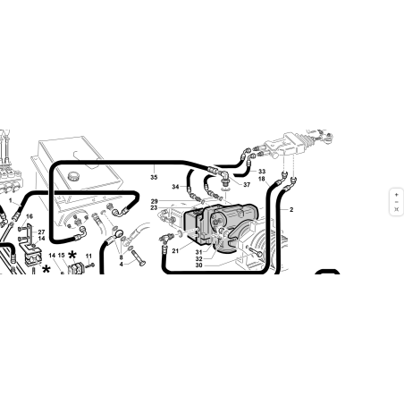 TUBE 3/4 1SN F90°3/4-F1/2 L-610 ORIGINAL KUBOTA GIANNI FERRARI 95303000072