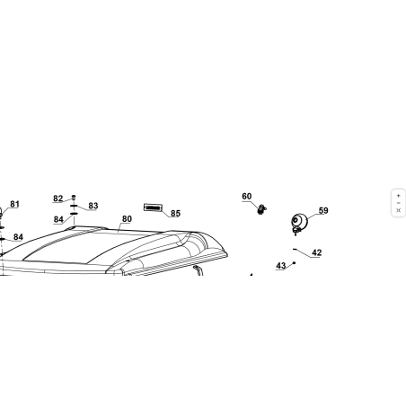 LÁMPARA DE TRABAJO DE CABINA ORIGINAL KUBOTA GIANNI FERRARI 00777800209