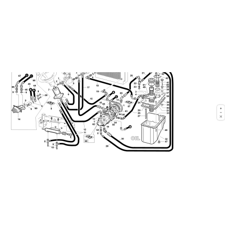 TUBE 3/4 1SN F90°3/4-F1/2 L-1050 ORIGINAL KUBOTA GIANNI FERRARI 91003110005