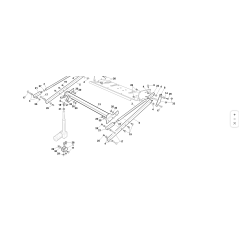 TRAVERSA BRACCI CESTO COMPLETA ORIGINALE KUBOTA GIANNI FERRARI 94500240000