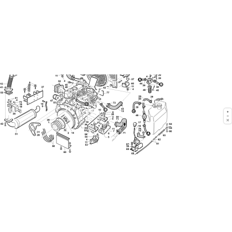 TUYAU DE FILTRE À AIR KUBOTA ORIGINAL KUBOTA GIANNI FERRARI 95309000006