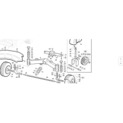 ALBERO RINVIO STERZO PG 3R ORIGINALE KUBOTA GIANNI FERRARI 95092000003