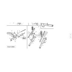 BRAS DE LEVAGE DROIT COMPLET ZNT (carré) ORIGINAL KUBOTA GIANNI FERRARI 95042550000 | Newgardenstore.eu