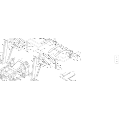 SUPPORTO SX TELAIO CESTO VRN ORIGINALE KUBOTA GIANNI FERRARI 91001820000 | Newgardenstore.eu