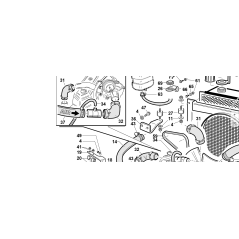 TUBO SFIATO MOTORE ORIGINALE KUBOTA GIANNI FERRARI 95599000039