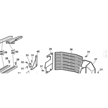 FILET DE PROTECTION MOTEUR ORIGINAL KUBOTA GIANNI FERRARI PC95514000003