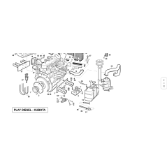 ANTI-VIBRATION MOTEUR ORIGINAL KUBOTA GIANNI FERRARI 00111970104 RAEM60B