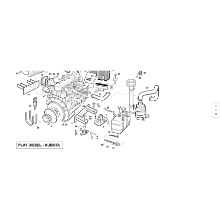 ANTIVIBRANTE MOTORE RAEM60B ORIGINALE KUBOTA GIANNI FERRARI 00111970104