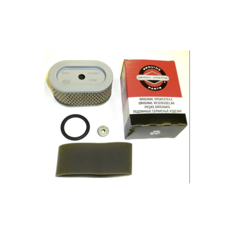 Filtro aria TRATTORINO rasaerba tagliaerba MOTORE VANGUARD 797033 797378 BRIGGS