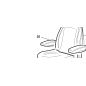 KUBOTA GIANNI FERRARI 95599000066 ORIGINAL GT COMFORT SEAT RH ARMREST