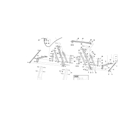 BRAS DE LEVAGE INFÉRIEUR PANIER COMPLET VRN ORIGINAL KUBOTA GIANNI FERRARI 92007210000