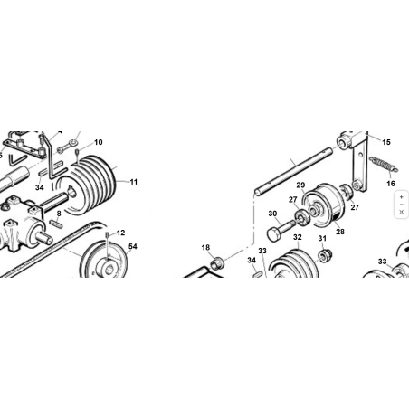 5-rillige Riemenscheibe – Hydrozinken-Finish, Original KUBOTA GIANNI FERRARI 95042210001