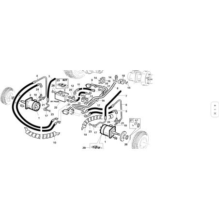 TUYAU D'ÉCHAPPEMENT ORIGINAL ORIGINAL KUBOTA GIANNI FERRARI 92010100002