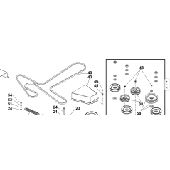 PROTEZ.SICUREZZA CINGHIA SX ORIGINALE KUBOTA GIANNI FERRARI 93900643046