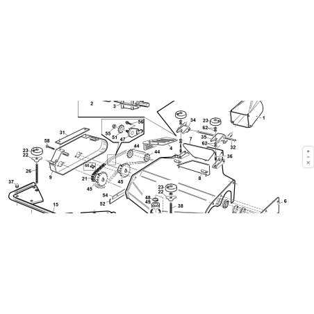 TENDEUR DE CHAÎNE COMPLET ORIGINAL KUBOTA GIANNI FERRARI 95073370000