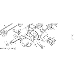 GIRANTE TURBINA COMP.D-240 ORIGINALE KUBOTA GIANNI FERRARI PZ95049151200