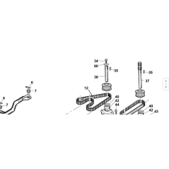 EJE DE TRANSMISIÓN DE MULCHING ORIGINAL KUBOTA GIANNI FERRARI 95535000002 | Newgardenstore.eu