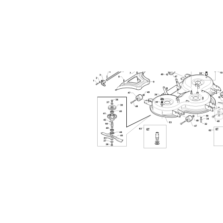 ARBRE DE PORTE-LAME ARRIÈRE ORIGINAL KUBOTA GIANNI FERRARI 88001000009 ZNT