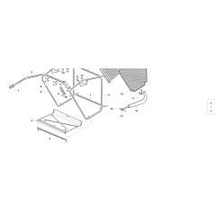 BLACK GTM BASKET NET UPPER COVER ORIGINAL KUBOTA GIANNI FERRARI 89005000001