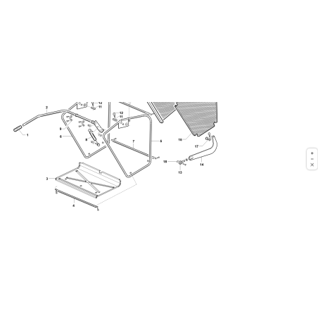 BLACK GTM BASKET NET UPPER COVER ORIGINAL KUBOTA GIANNI FERRARI 89005000001