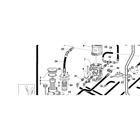 TUBO 1 SAE100R4 F1-F90°3/4 L-325 ORIGINAL KUBOTA GIANNI FERRARI 92011110001