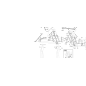 NERVURE DE LONGERON DROIT. SUPPORT DE PANIER COMPLET VRN ORIGINAL KUBOTA GIANNI FERRARI 92007150000