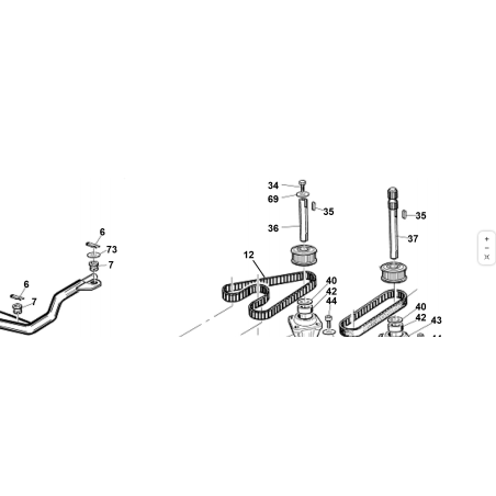 ALBERO RINVIO ORIGINALE KUBOTA GIANNI FERRARI 95532000005