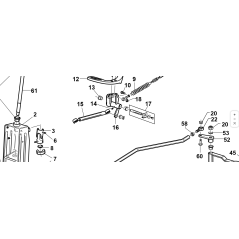 DAMPER 100N (104 mm/s) ORIGINAL KUBOTA GIANNI FERRARI 00777600196