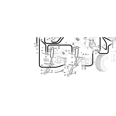 BRACCIO DX PIATTO  ZNT ORIGINALE KUBOTA GIANNI FERRARI 91001400000