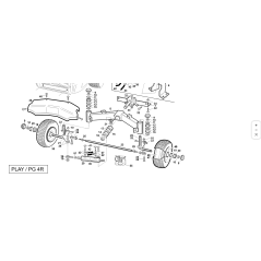 BIELLETTE DE DIRECTION COMPLÈTE ORIGINALE KUBOTA GIANNI FERRARI PZ95097150000