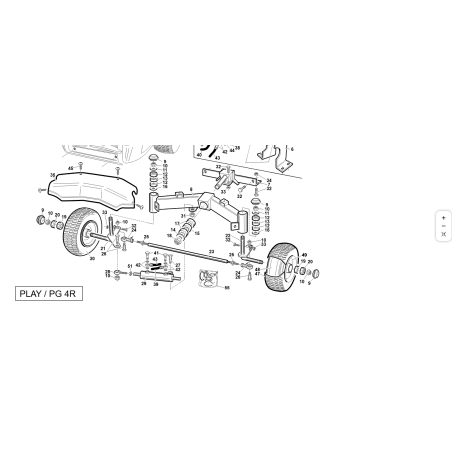 BARRA DE DIRECCIÓN COMPLETA ORIGINAL KUBOTA GIANNI FERRARI PZ95097150000