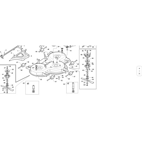 ARBRE DE PORTE-LAME AVANT ORIGINAL KUBOTA GIANNI FERRARI 88001000015 ZNT