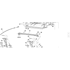 TRAVESAÑO DE ELEVADOR COMPLETO VRN ORIGINAL KUBOTA GIANNI FERRARI 92007200000 | Newgardenstore.eu