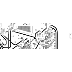 SUPPORTO FILTRO IMMERSO ORIGINALE KUBOTA GIANNI FERRARI 91002190000