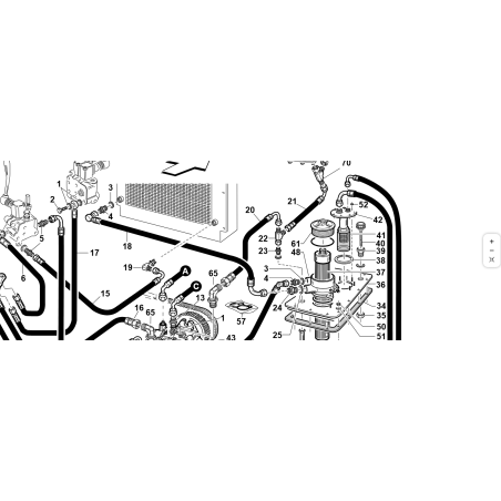 SUPPORTO FILTRO IMMERSO ORIGINALE KUBOTA GIANNI FERRARI 91002190000