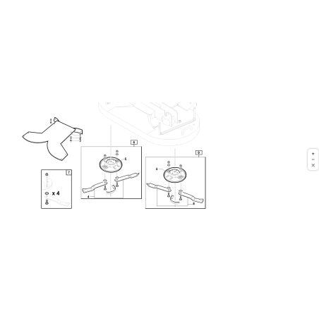 DISCO SX MULCHING PREM. (Piatto 112) ORIGINALE KUBOTA GIANNI FERRARI 95568120000