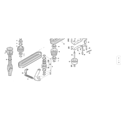 TENDEUR DE COURROIE DE CARDAN PRÉASSEMBLÉ D'ORIGINE KUBOTA GIANNI FERRARI 95533230000 | Newgardenstore.eu