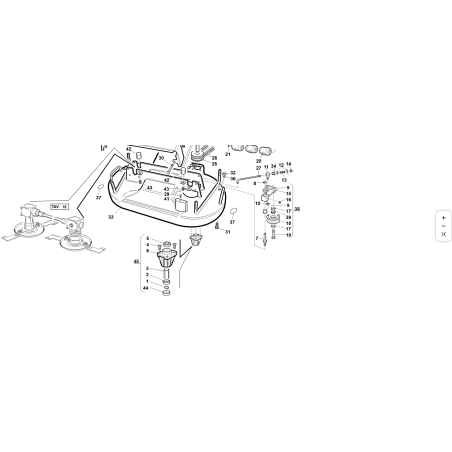 TENDEUR DE COURROIE PRÉASSEMBLÉ D'ORIGINE KUBOTA GIANNI FERRARI 95566111200