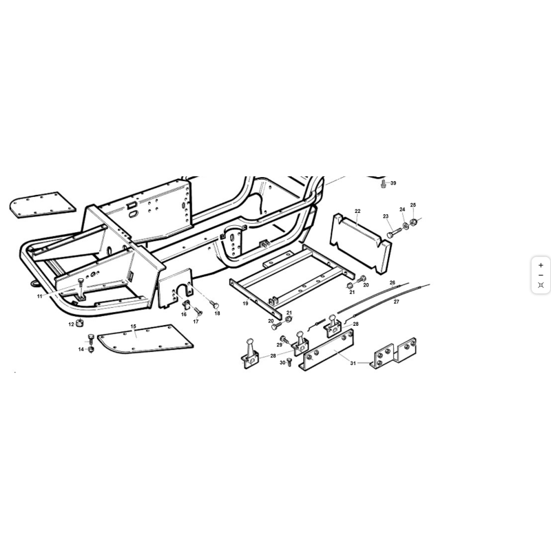 BASE MOTEUR KOHLER COMPLÈTE ORIGINALE KUBOTA GIANNI FERRARI PC95049401000