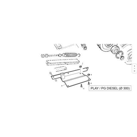 SUPPORTO FR.CINGHIA TURB.D-300 COMP ORIGINALE KUBOTA GIANNI FERRARI PC95049391700