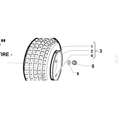 ROUE COMPLÈTE 16x7.50-8 ORIGINALE KUBOTA GIANNI FERRARI 89001570000 | Newgardenstore.eu