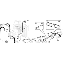 TUYAU DE SORTIE D'ÉCHANGEUR KUBOTA GIANNI FERRARI D'ORIGINE 92006180015 | Newgardenstore.eu