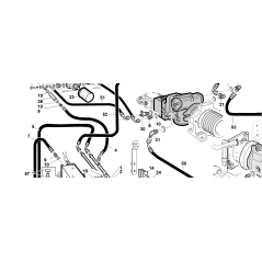 TUBO 3/4 R12 F90°1/2-F90°1/2 L-530 270° ORIGINAL KUBOTA GIANNI FERRARI 95302110001