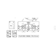 ORIGINAL KUBOTA GIANNI FERRARI 95006600000 VORMONTIERTE FLACHE LINKE SCHEIBE PG 112 | Newgardenstore.eu