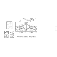KUBOTA GIANNI FERRARI 95006700000 PRE-ASSEMBLED PG 112 FLAT RH DISC