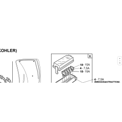 CABLAGGIO FUSIBILI/INT AVVIAMENTO ORIGINALE KUBOTA GIANNI FERRARI 95210140000