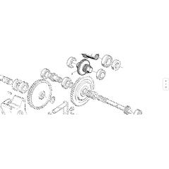 ARBRE DE PIGNON ORIGINAL KUBOTA GIANNI FERRARI 00777301003 Z31-Z15 | Newgardenstore.eu