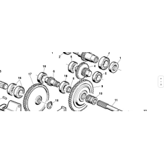 EJE DE PIÑÓN ORIGINAL KUBOTA GIANNI FERRARI 00777301004 Z15 | Newgardenstore.eu