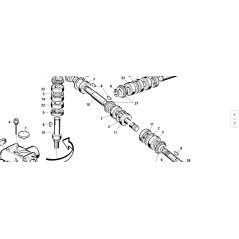 ALBERO PASSANTE ORIGINALE KUBOTA GIANNI FERRARI 00777305406